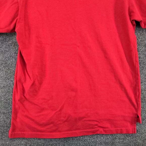 Disney Originals Mens Short Sleeve Polo Shirt Red Size Small Mickey Mouse Logo - Picture 11 of 12